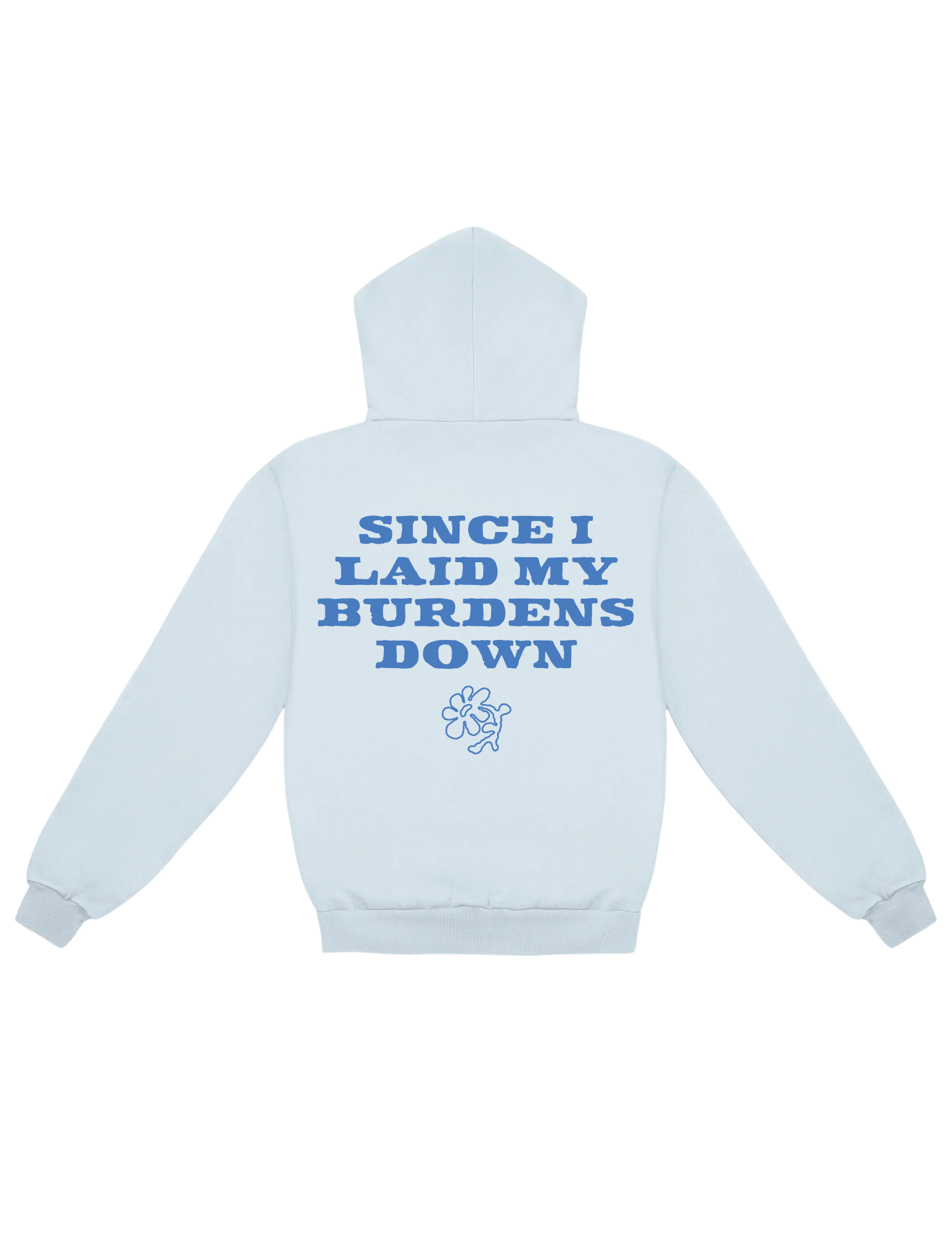 'GLORY GLORY HALLELUJAH' Powder Blue Hoodie