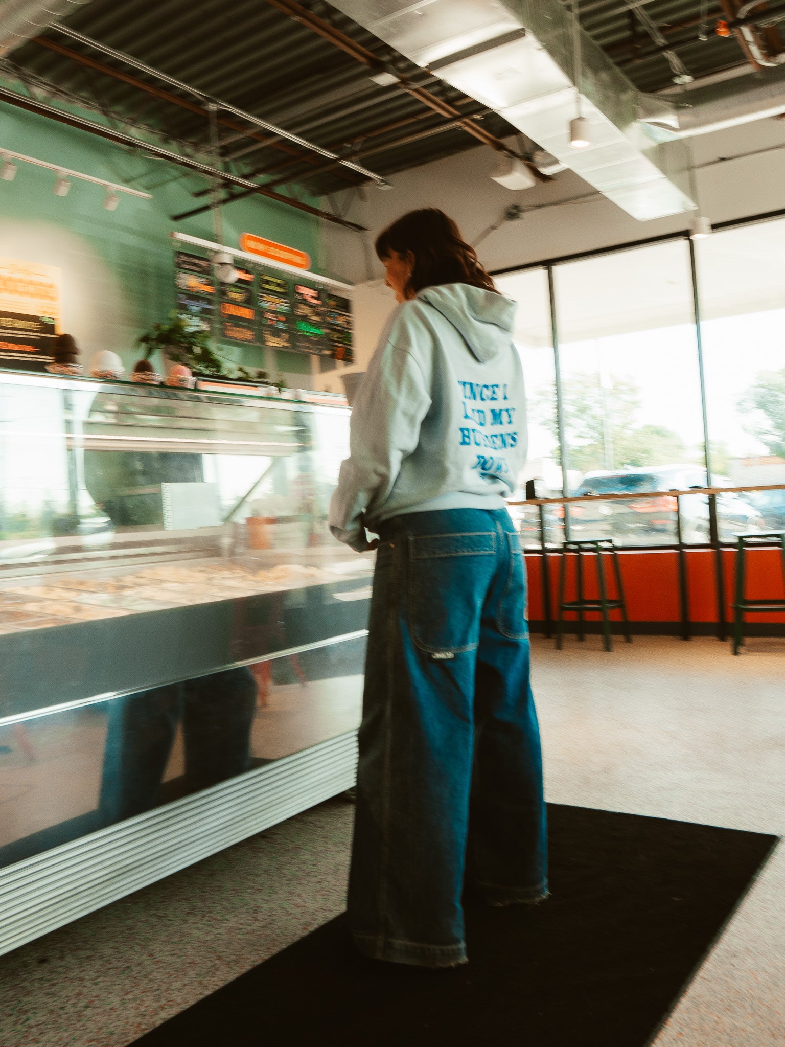 'GLORY GLORY HALLELUJAH' Powder Blue Hoodie