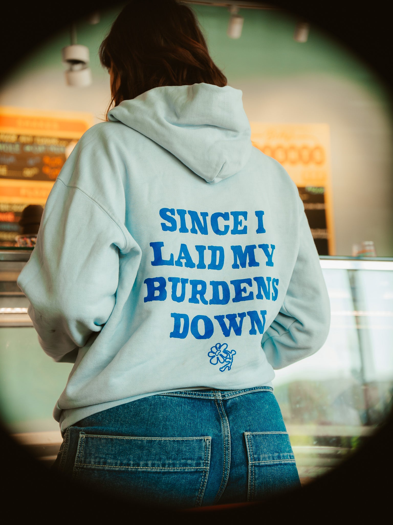 'GLORY GLORY HALLELUJAH' Powder Blue Hoodie