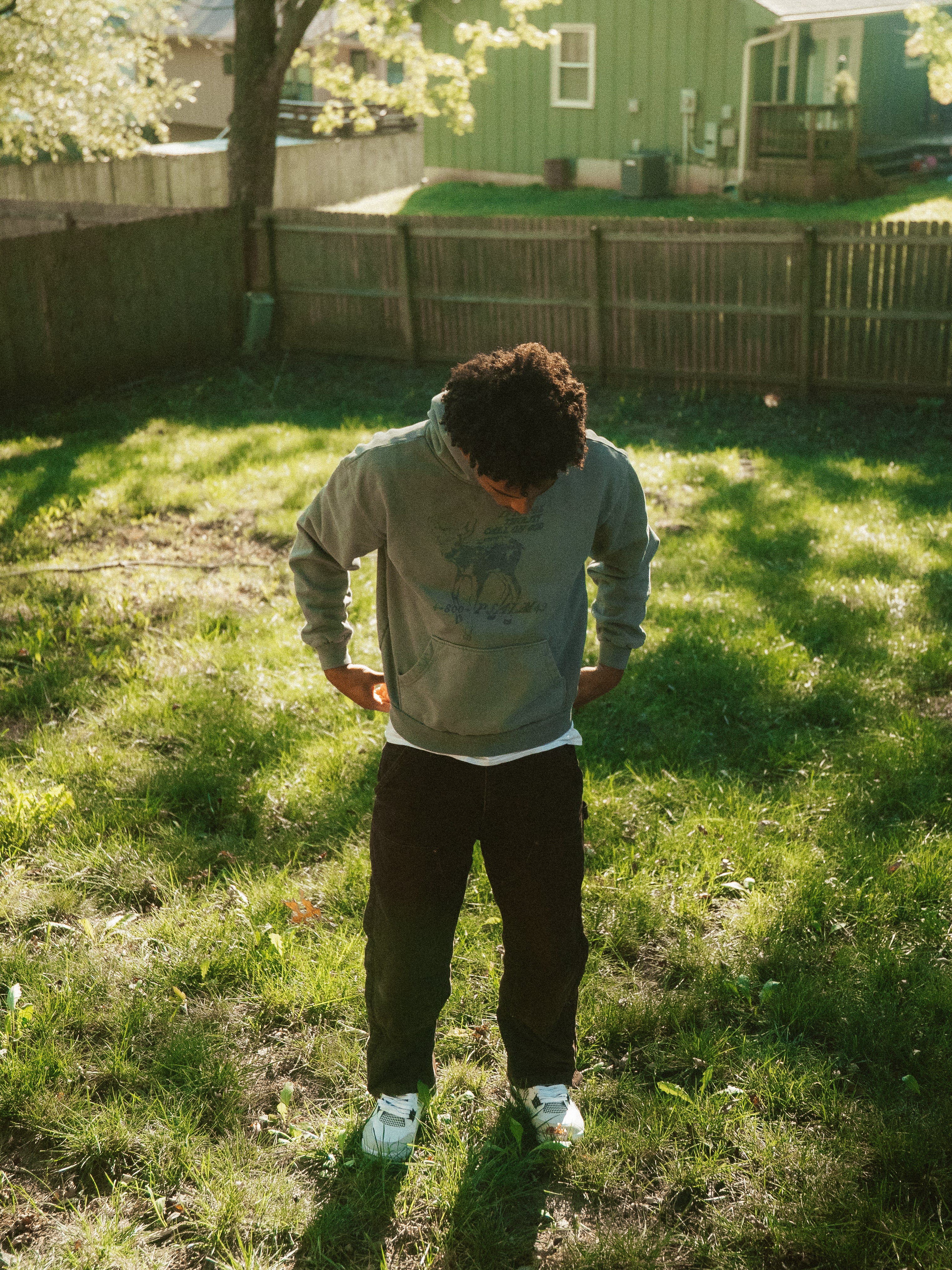 'CALL ON GOD' Ash Grey Hoodie