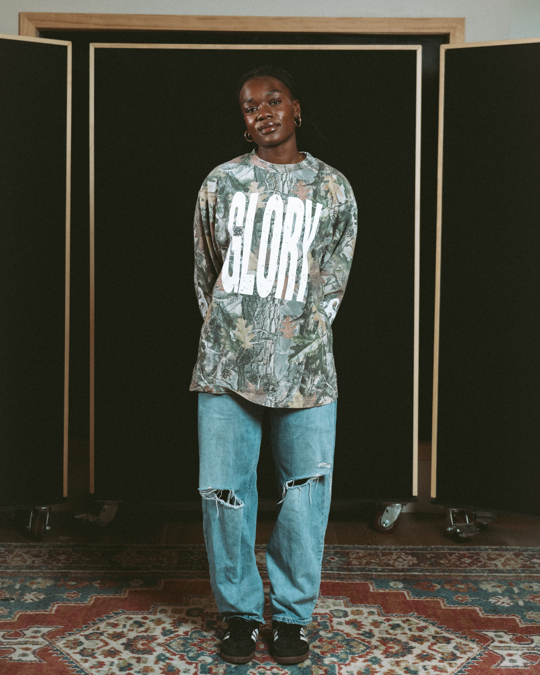 'GLORY' CAMO LONGSLEEVE